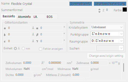 Die Kristallliste