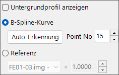 Untergrundsubtraktions-Bereich