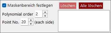 Masken- und Interpolationsbereich
