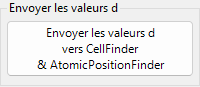 Liste des pics de diffraction