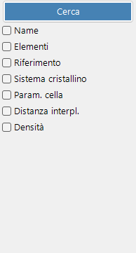 Opzioni di ricerca