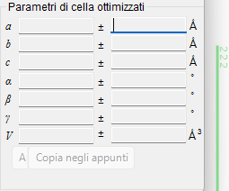 Elenco dei cristalli
