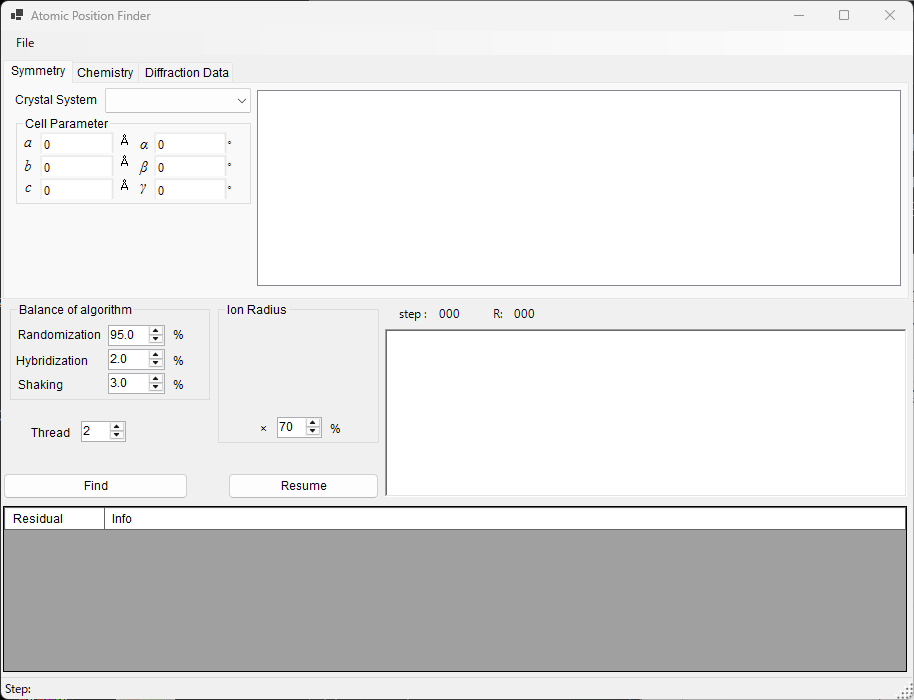 Atomic Position Finder