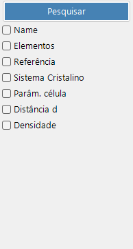Opções de busca