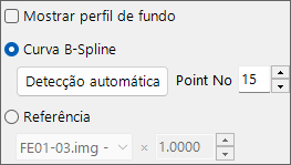 Painel de subtração de fundo