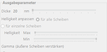 Ausgabeparameter