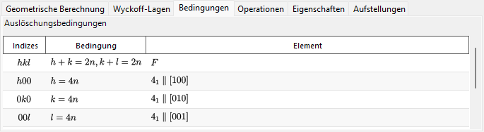 Bedingungen