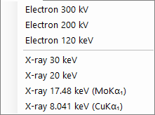 Preset menu