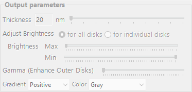 Output parameters