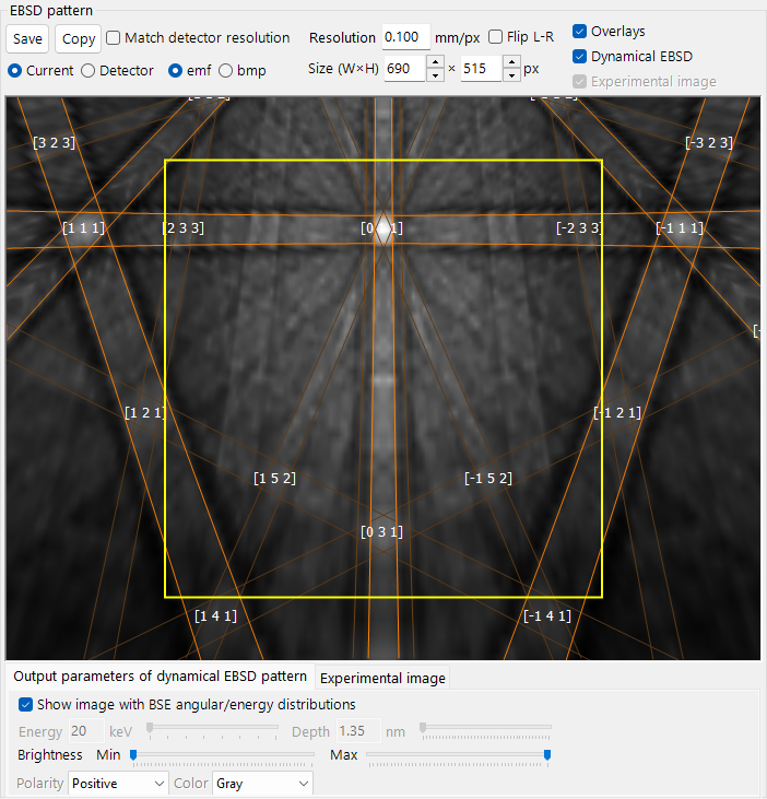 EBSD pattern