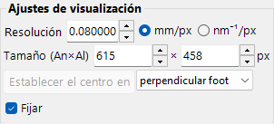 Ajustes de visualización