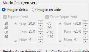 Modo único/en serie