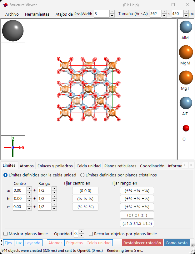 Visor de estructura