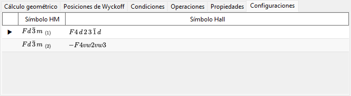 Configuraciones