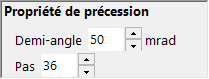 Paramètres de précession