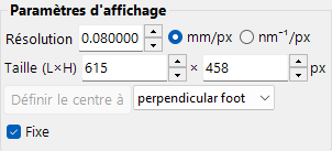 Paramètres d'affichage