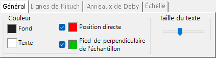 Onglet Général