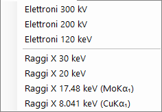 Menu Preimpostazioni