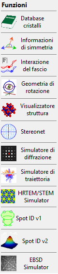 Pannello Funzioni