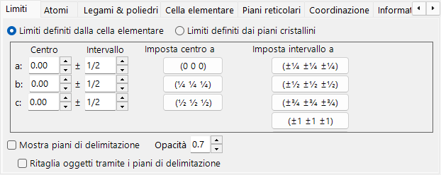 Scheda Limiti