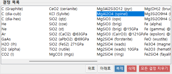 결정 목록