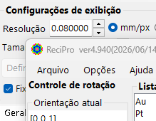 Menu Arquivo