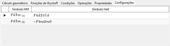 Configurações