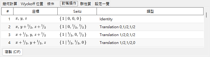 對稱操作